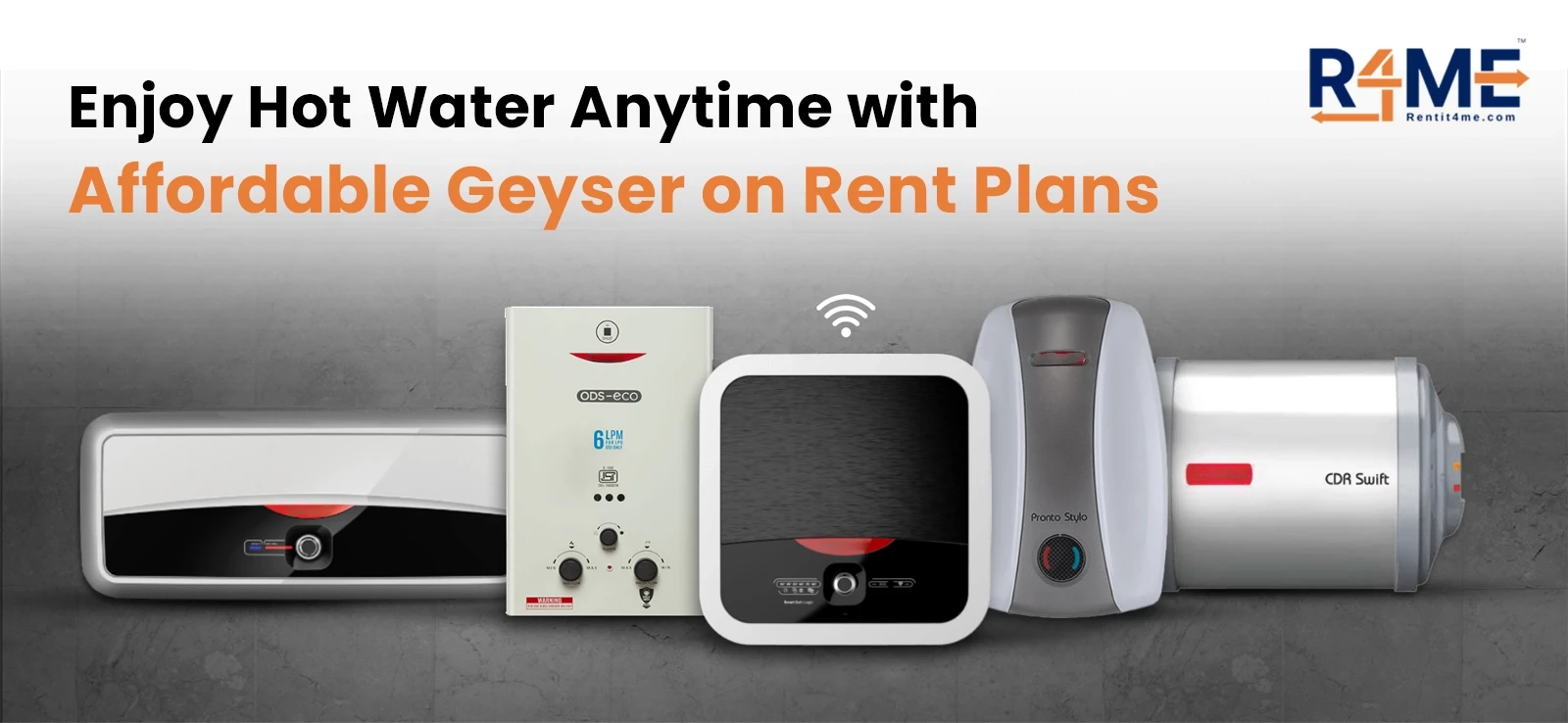Enjoy Hot Water Anytime with Affordable Geyser on Rent Plans