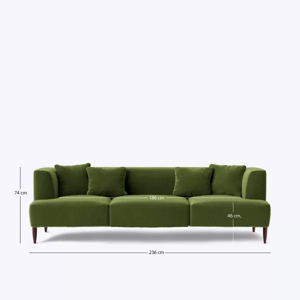 Cezmo 4 Seater Sofa - 93" on rent