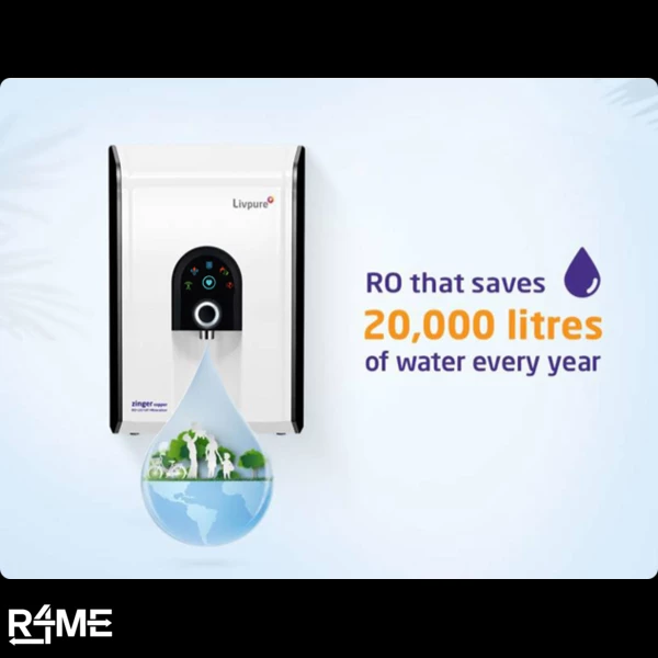 Livpure Zinger Hot + RO+UV+UF+Copper 29 on rent