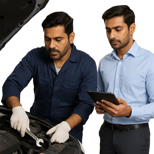 Automotive Professionals on service